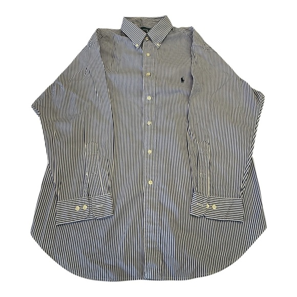 Ralph Lauren Long Sleeve Button Down Dress Shirt Size 17 1/2 x 32/33 - Picture 1 of 3